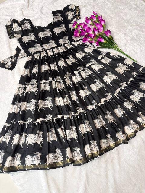 NEW LAUNCING COTTON FROCK cottan silk Kidswear market in Ahmedabad